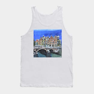 Amsterdam, Canals and Bridge, Tank Top